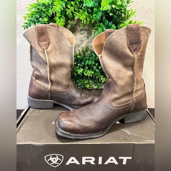 ARIAT RAMBLER WESTERN/COWBOY/RIDING BOOTS - Picture 5 of 16